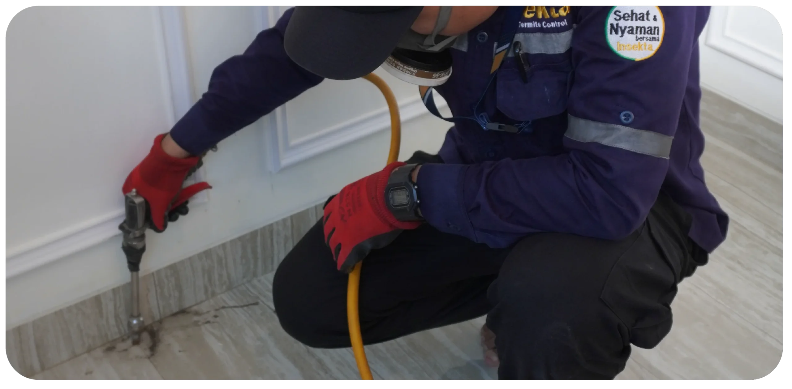 Anti rayap sistem suntik